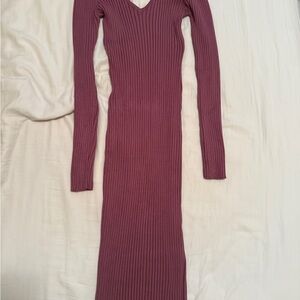 Balance Athletica Plum Long Sleeve Dress